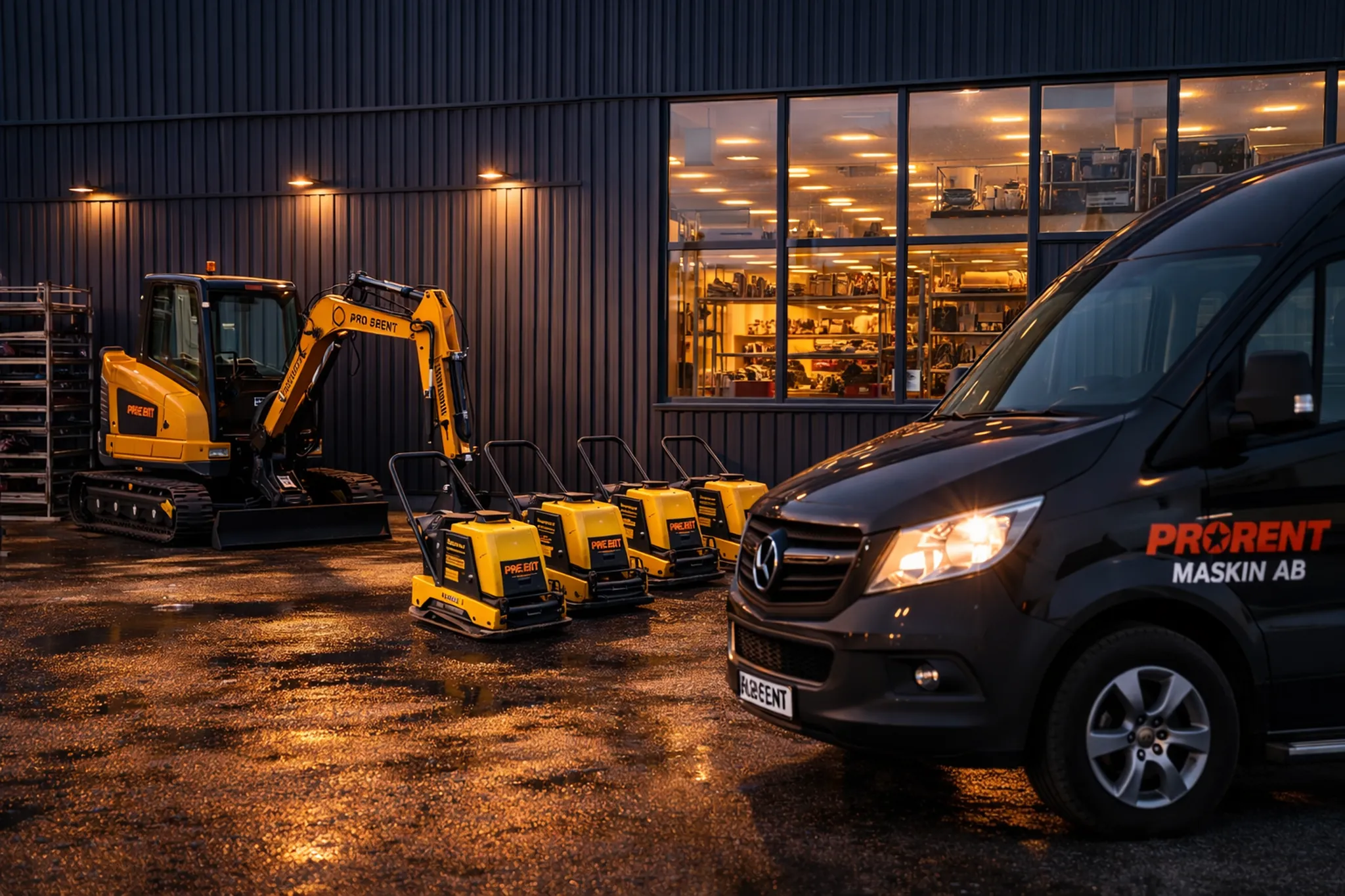 uthyrning av maskiner